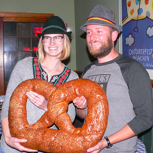 ...do you take this giant pretzel...?